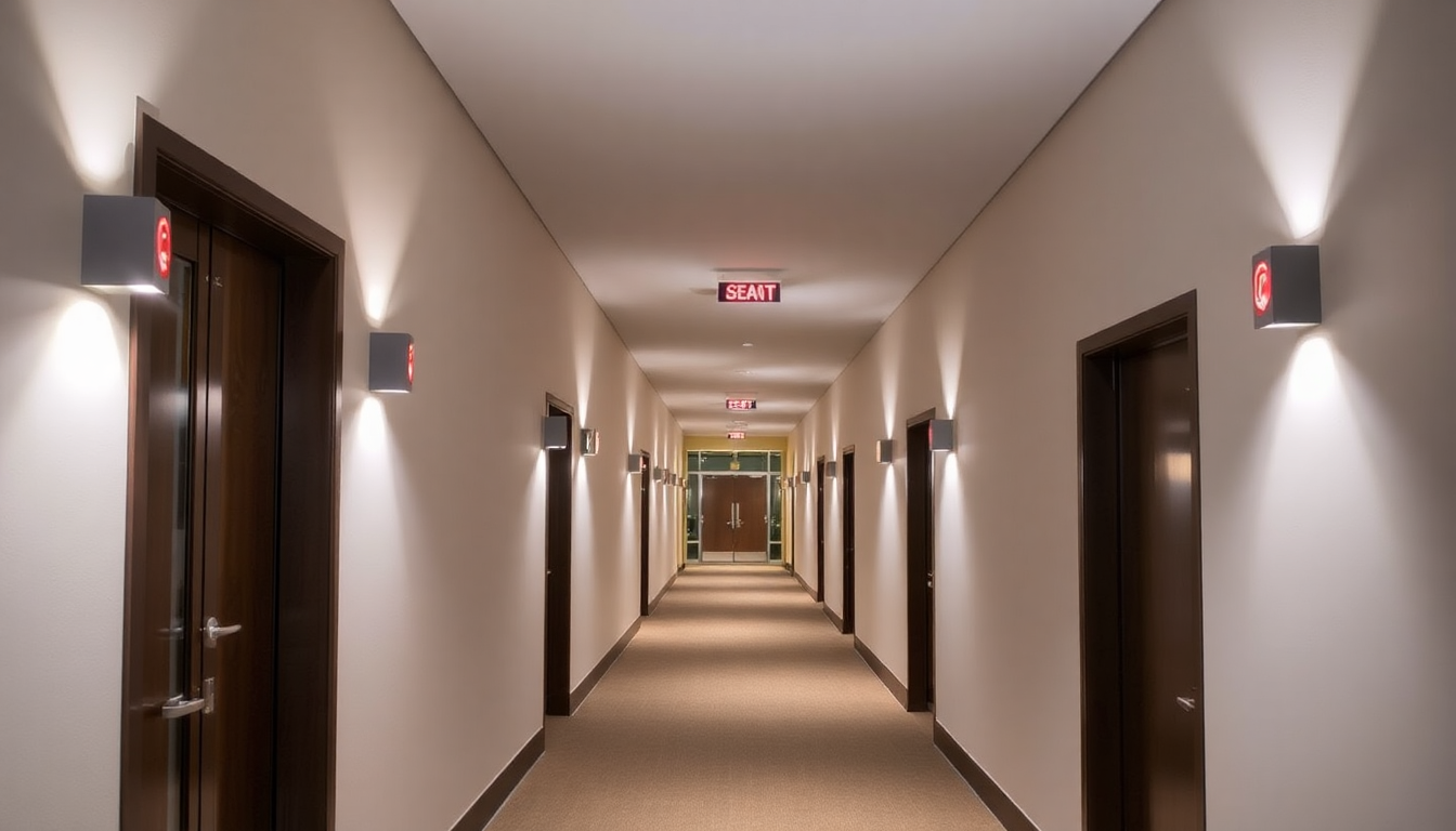Emergency Lighting with Smart Rechargeable Night Lights: Integrating Pathway Illumination, Fire-Alarm Sync, and Evacuation Plans for Property Managers