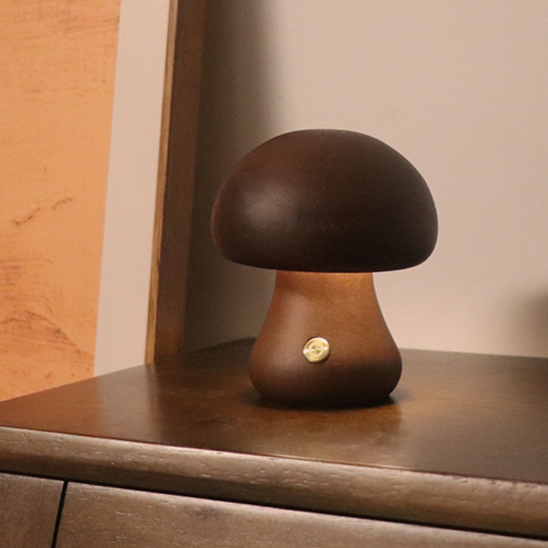 Ambrea - Lámpara de mesa LED de madera