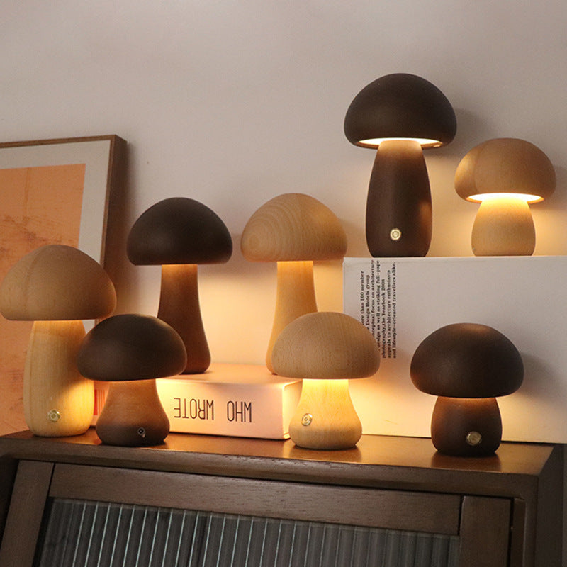 Ambrea - Lámpara de mesa LED de madera