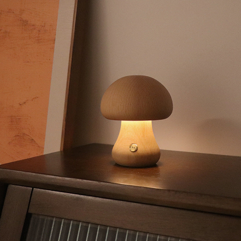 Ambrea - Lámpara de mesa LED de madera