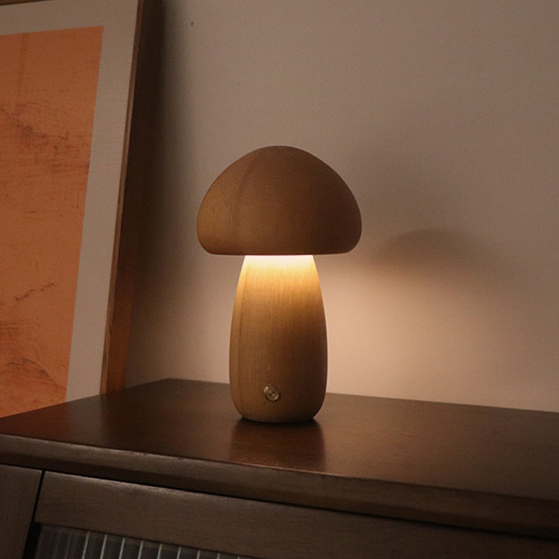 Ambrea - Lámpara de mesa LED de madera