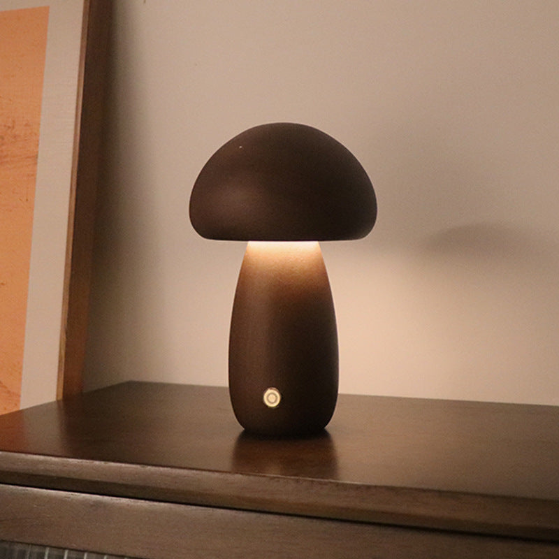 Ambrea - Lámpara de mesa LED de madera