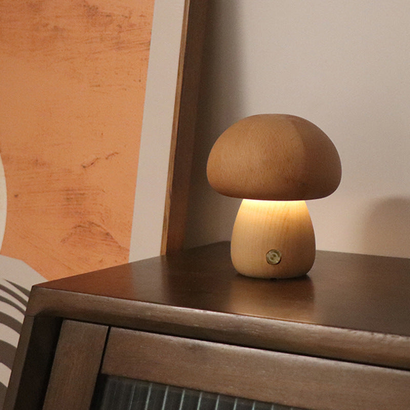 Ambrea - Lámpara de mesa LED de madera