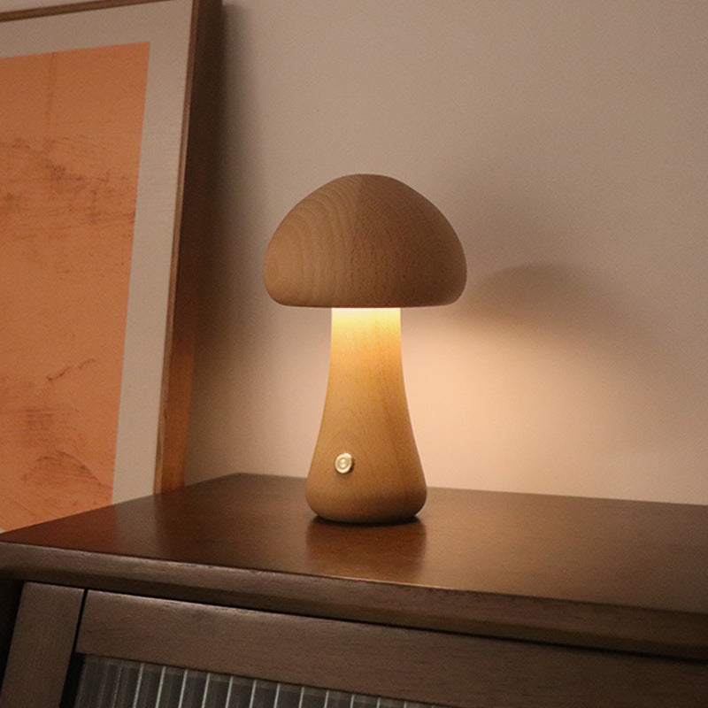 Ambrea - Lámpara de mesa LED de madera