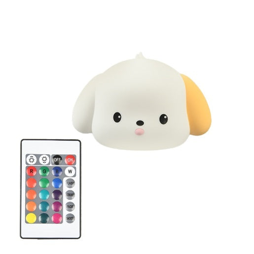 Poopy – Color-Changing Silicone Dog Night Light for Kids 1w Remote Control Type