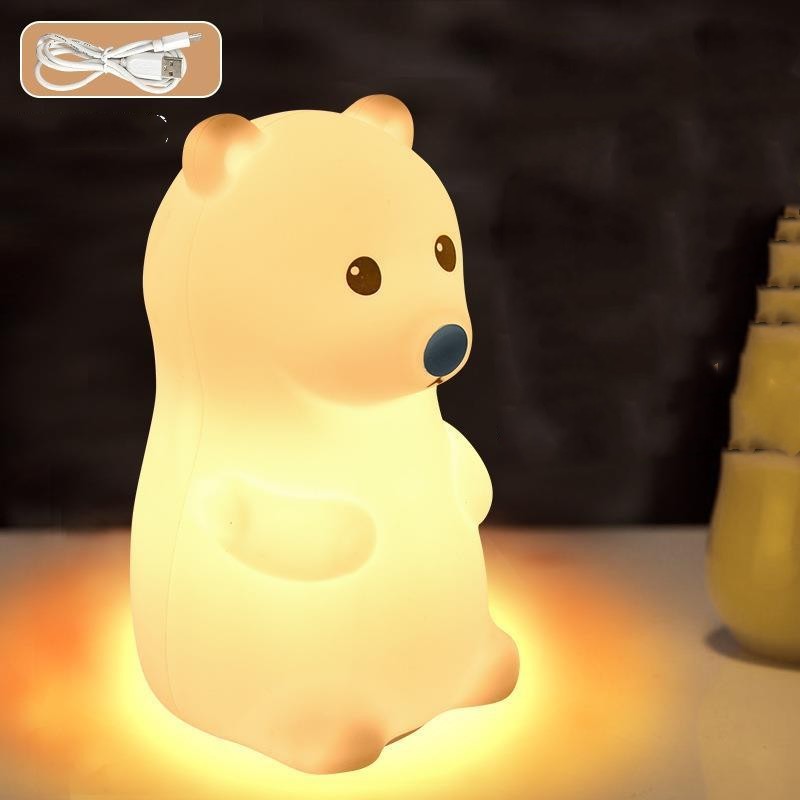 Boocy – Cute Little Bear Silicone Night Light for Kids