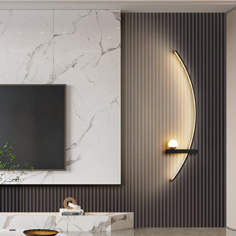 Curvella - Acrylic LED Wall Lamp, Elegant Contemporary Lighting for Stylish Interiors