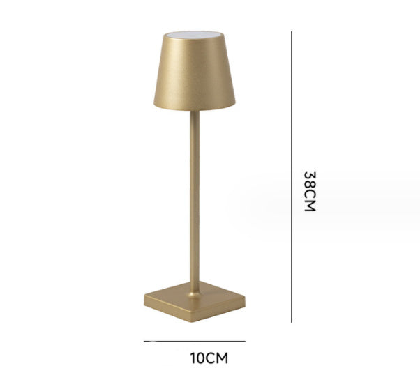 Versylo - Aluminum LED Rechargeable Table Lamp – Modern and Versatile Lighting Gold All aluminum