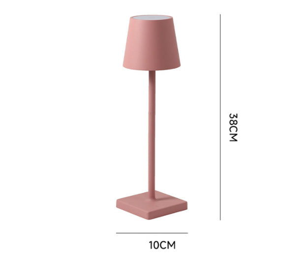 Versylo - Aluminum LED Rechargeable Table Lamp – Modern and Versatile Lighting Pink All aluminum