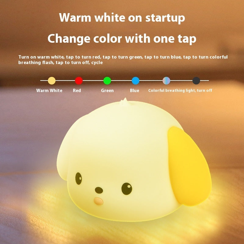 Poopy – Color-Changing Silicone Dog Night Light for Kids