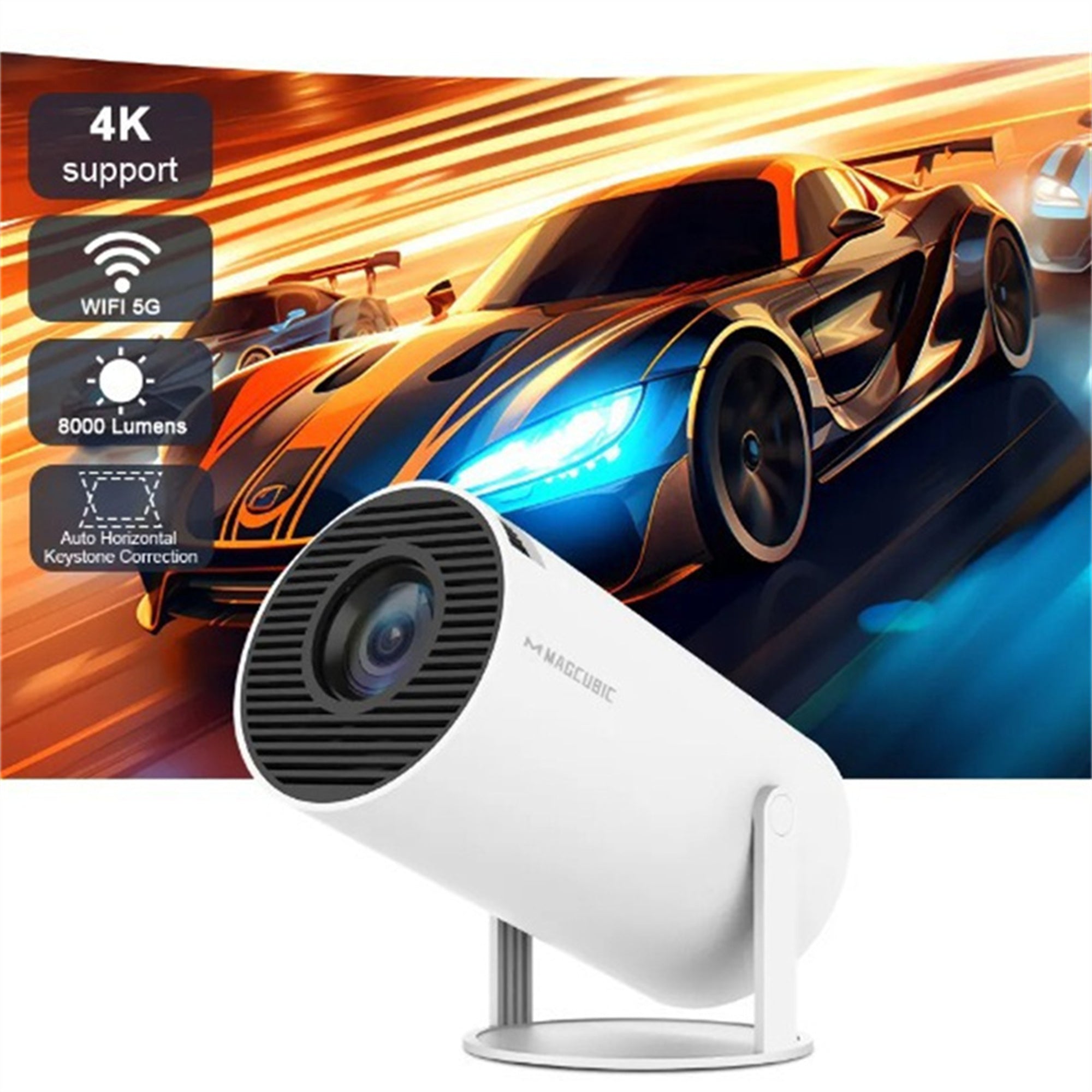 Projextra – Smart Android Ultra HD Home Projector for Ultimate Entertainment