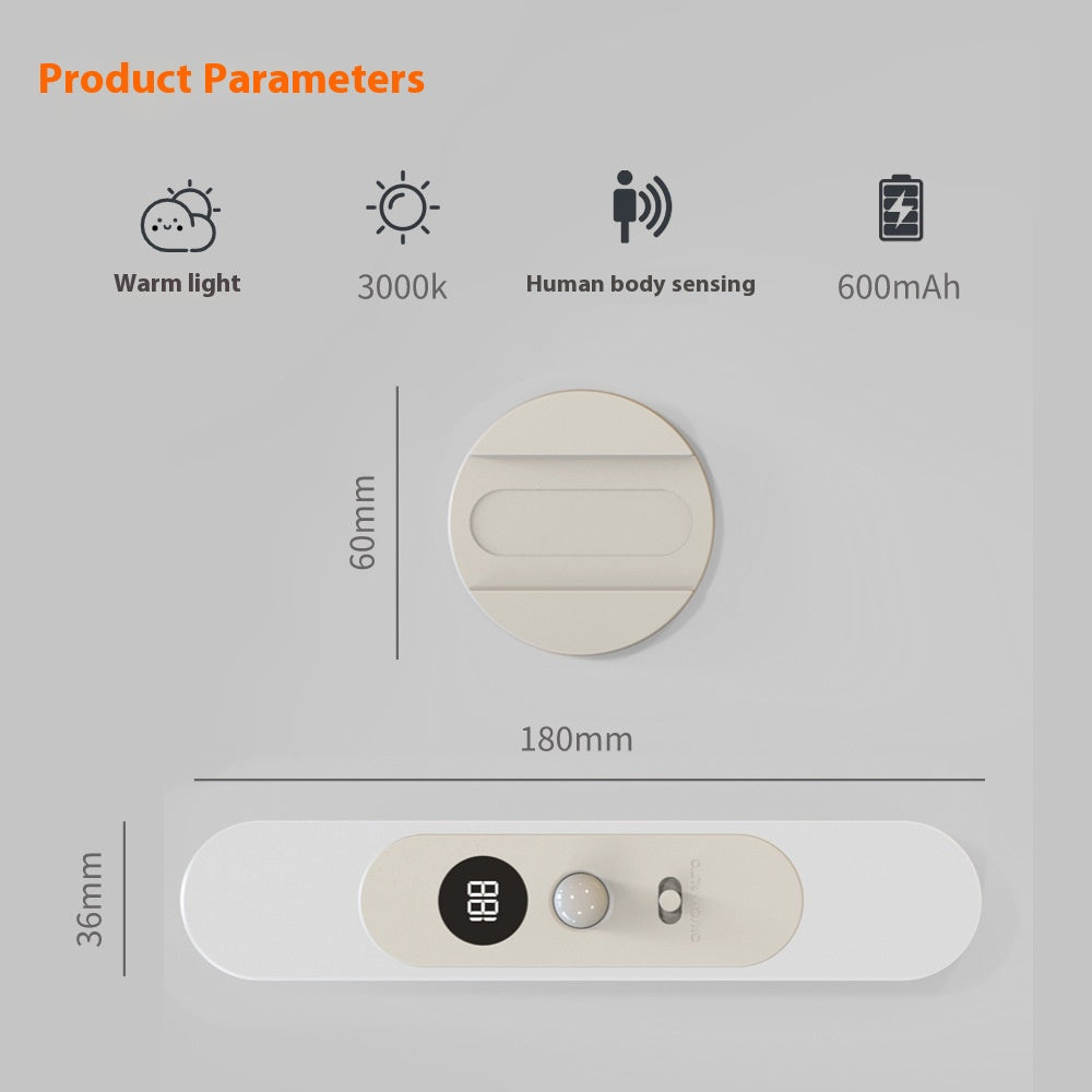 Pola - Smart Infrared Sensor USB Rechargeable Night Light – Compact, Intelligent, and Cost-Efficient Lighting Solution