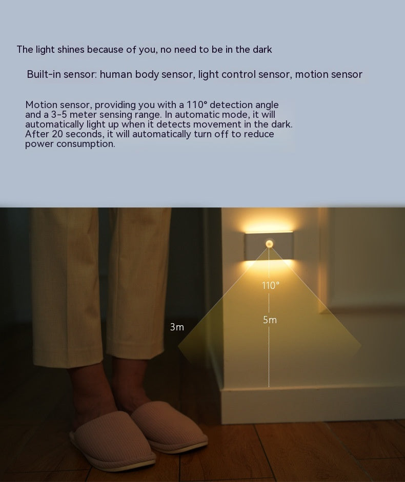 Zensora - Intelligent Motion Sensor LED Night Light – Hands-Free Lighting for Modern Homes